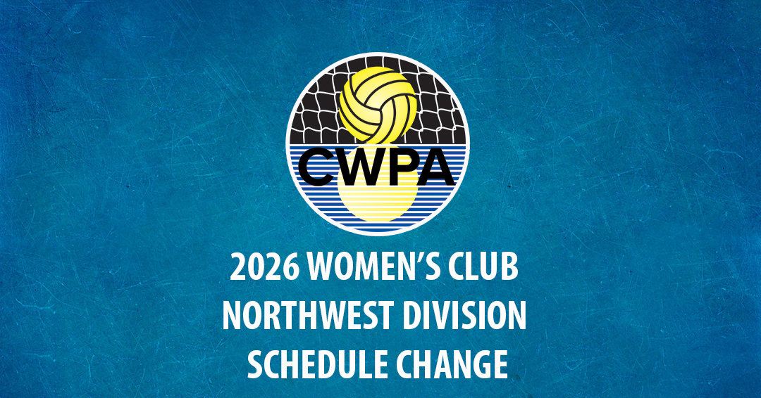 Collegiate Water Polo Association Releases Change to 2026 Women’s Collegiate Club Northwest Division Schedule