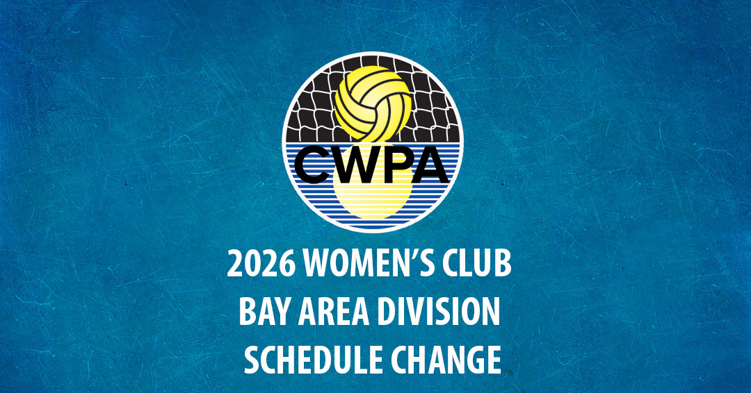 Collegiate Water Polo Association Releases Change to 2026 Women’s Collegiate Club Bay Area Division Schedule