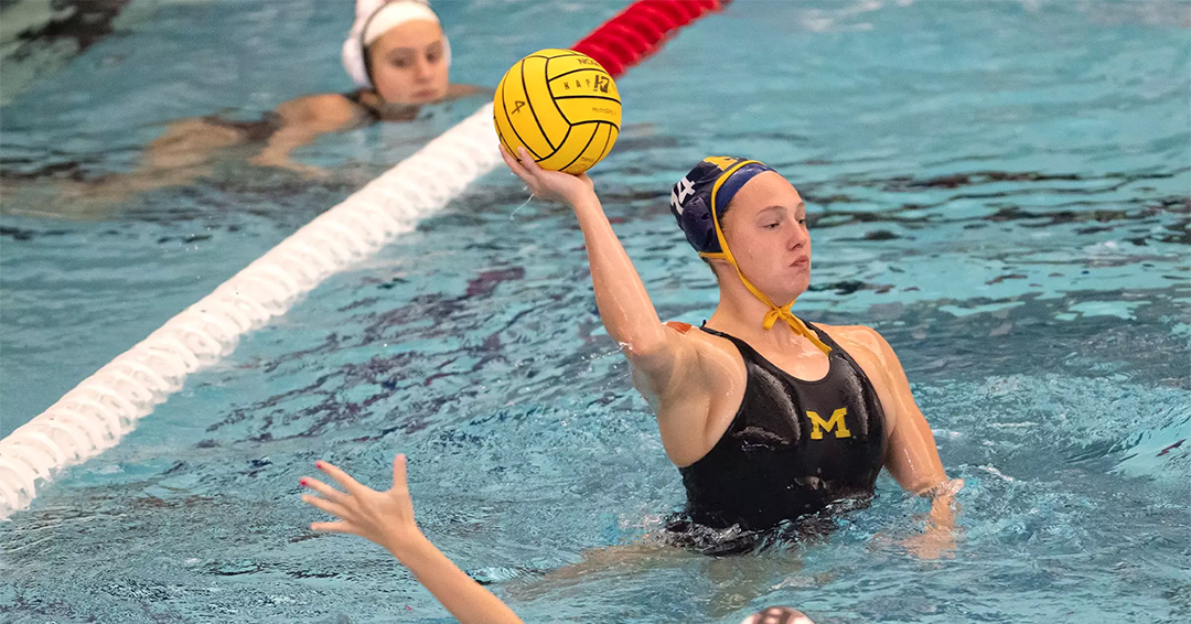 No. 12 University of Michigan’s Emma Gustafsson Gets February 23 Collegiate Water Polo Association Division I Player of the Week Acknowledgment