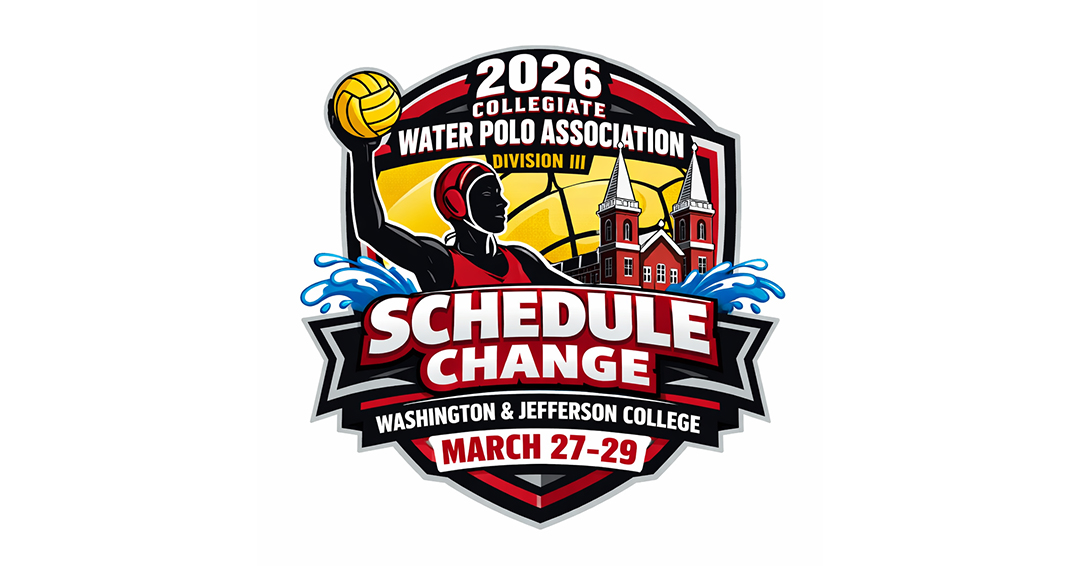 Schedule Change Released for Collegiate Water Polo Association Division III Crossover on March 27-29 at Washington & Jefferson College
