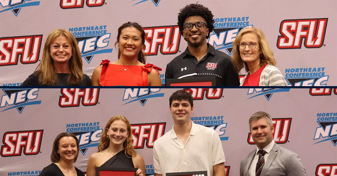 Megan Marlin & Caylah Olay Recognized During 2026 Saint Francis University Flash Awards