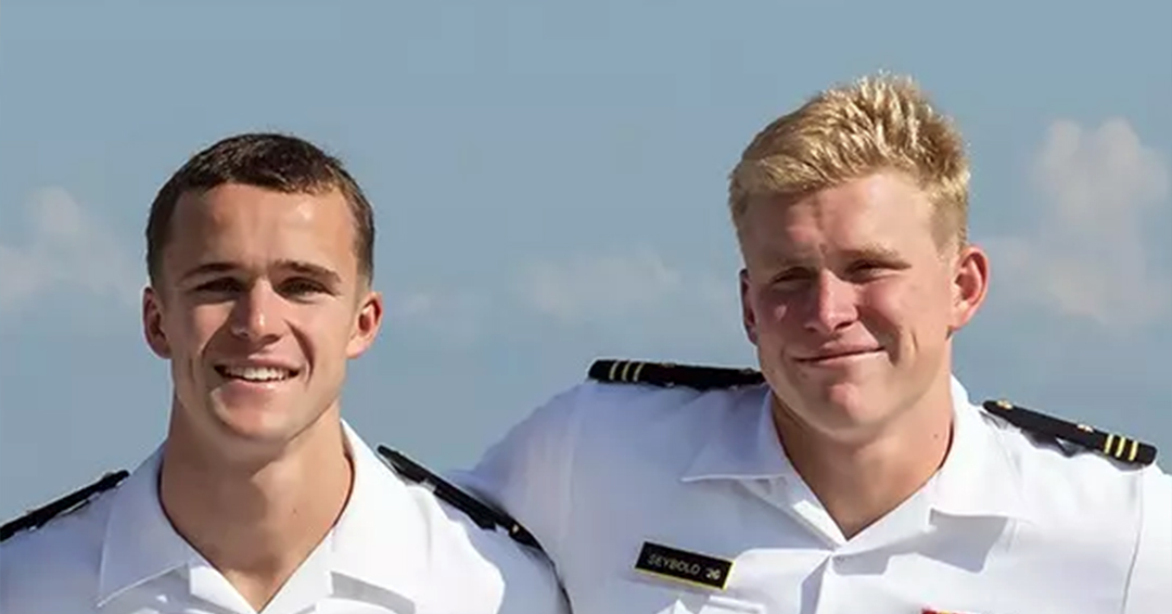United States Naval Academy’s Jack Hightower & Holden Seybold Earn Honors During Commandant of Midshipmen Awards Ceremony