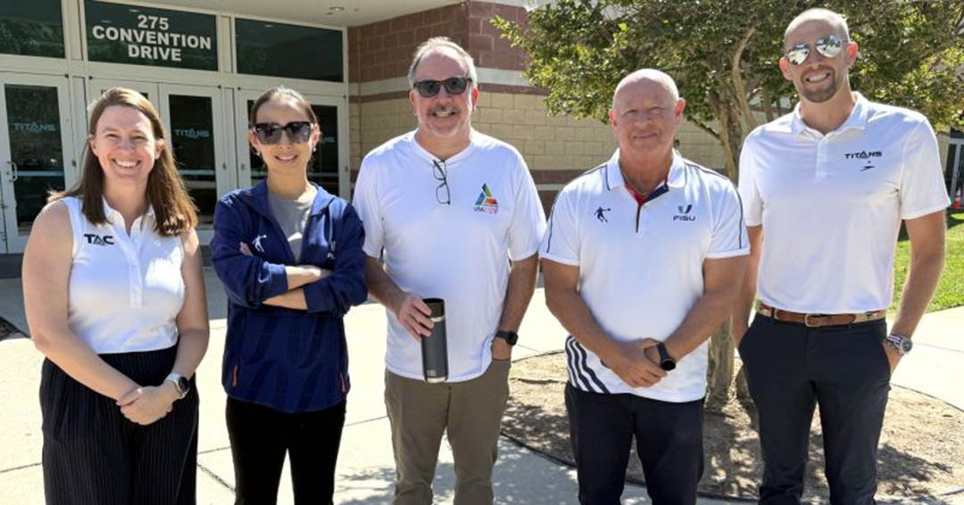 Collegiate Water Polo Association Varsity Officiating Assignor Michael Goldenberg Tours Triangle Aquatic Center in Preparation for 2029 FISU – International University Sports Federation World University Games