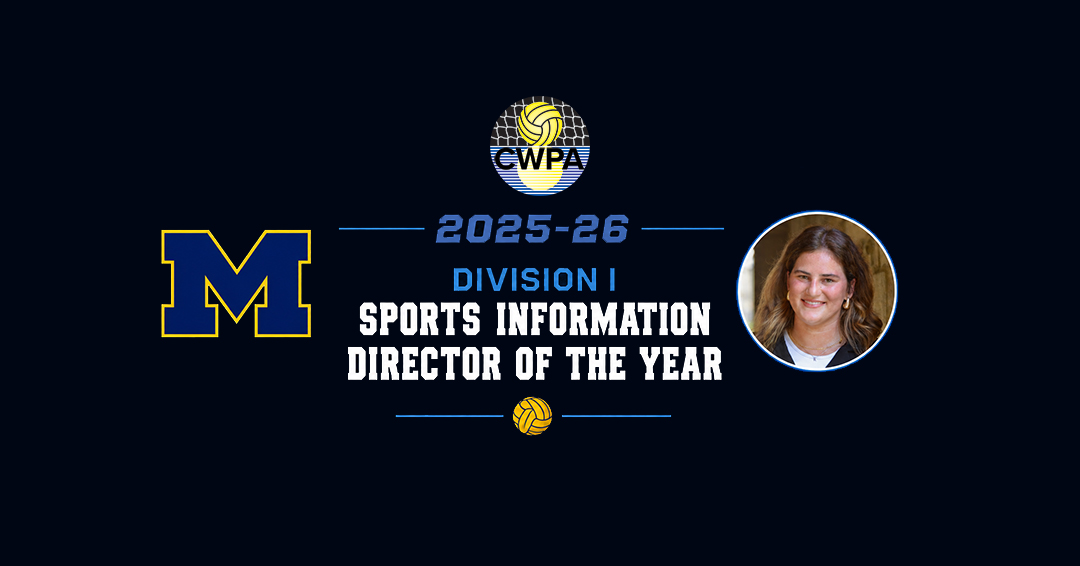 University of Michigan’s Kaylie Karsch Named 2025-26 Collegiate Water Polo Association Women’s Division I Sports Information Director of the Year