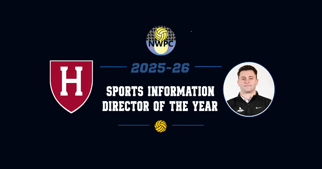 Harvard University’s Matt Klinkenberg Named 2025-26 Northeast Water Polo Conference Sports Information Director of the Year