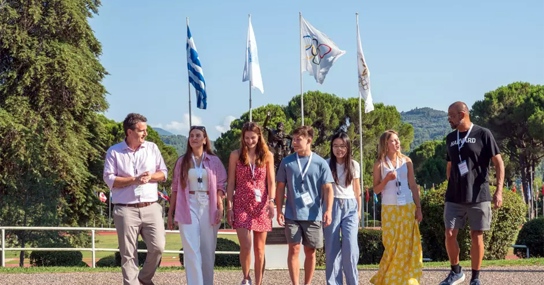 Greece is the Word as Harvard University Men’s & Women’s Water Polo Head Coach & Crimson Contingent Attend 2026 Sport & Education Program in Olympia