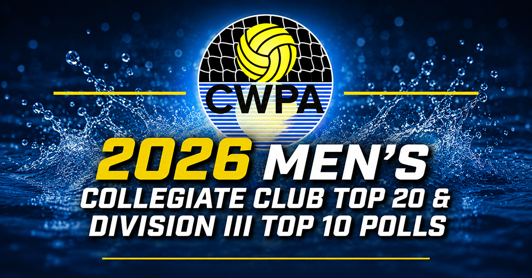 Collegiate Water Polo Association Releases 2026 Preseason Men’s Collegiate Club Top 20 & Division III Top 10 Polls
