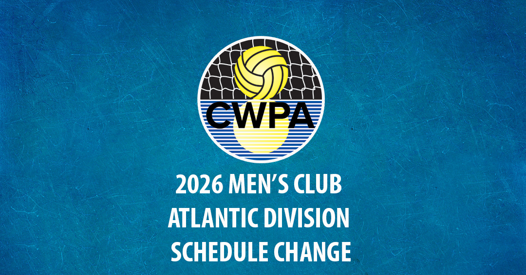 Collegiate Water Polo Association Releases Updated 2026 Men’s Collegiate Club Atlantic Division Schedule