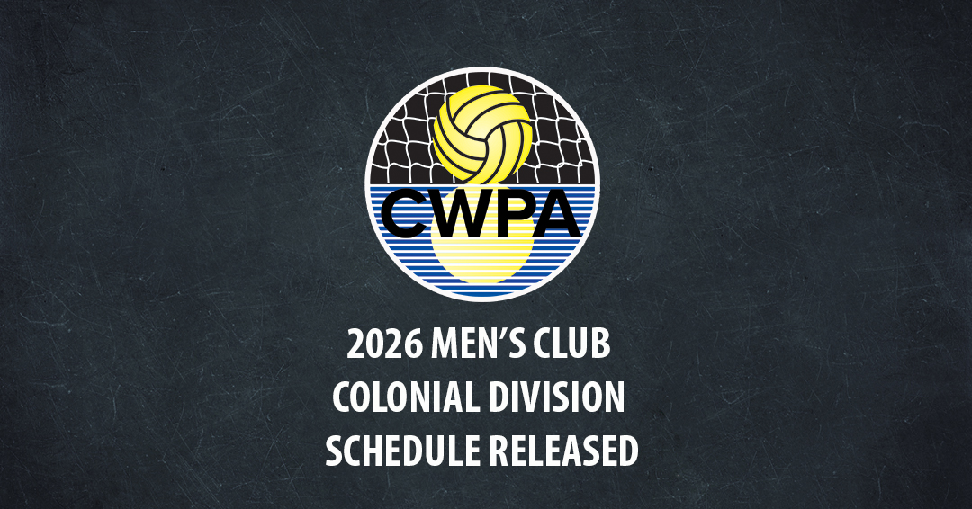 Collegiate Water Polo Association Releases 2026 Men’s Collegiate Club Colonial Division Schedule