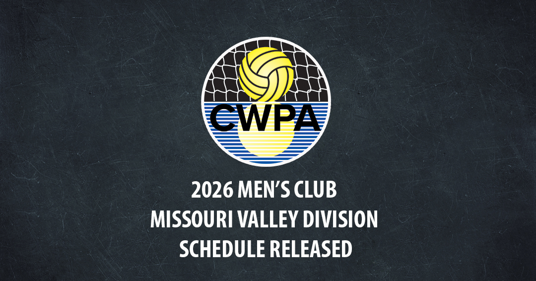 Collegiate Water Polo Association Releases 2026 Men’s Collegiate Club Missouri Valley Division Schedule