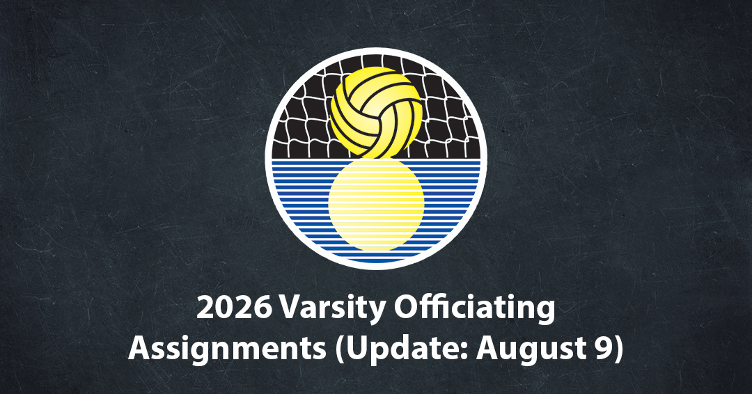 2026 Mid-Atlantic Water Polo Conference/Northeast Water Polo Conference Officiating Head Referee Assignments Updated (August 9)