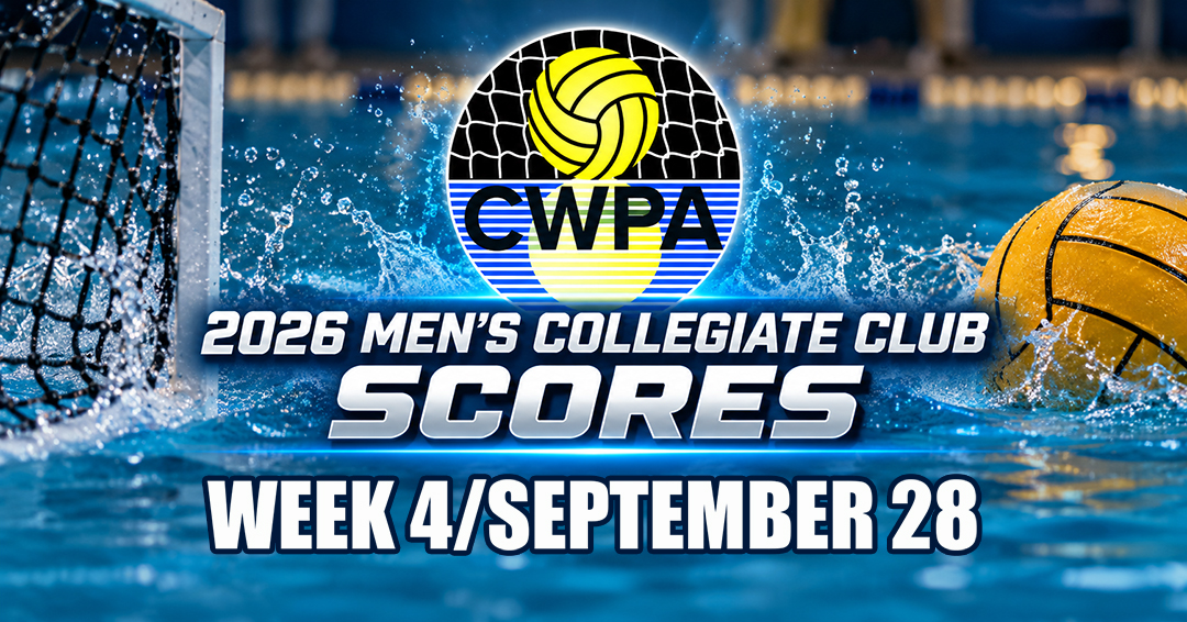 Collegiate Water Polo Association Releases Week 4/September 28 Men’s Collegiate Club Scores