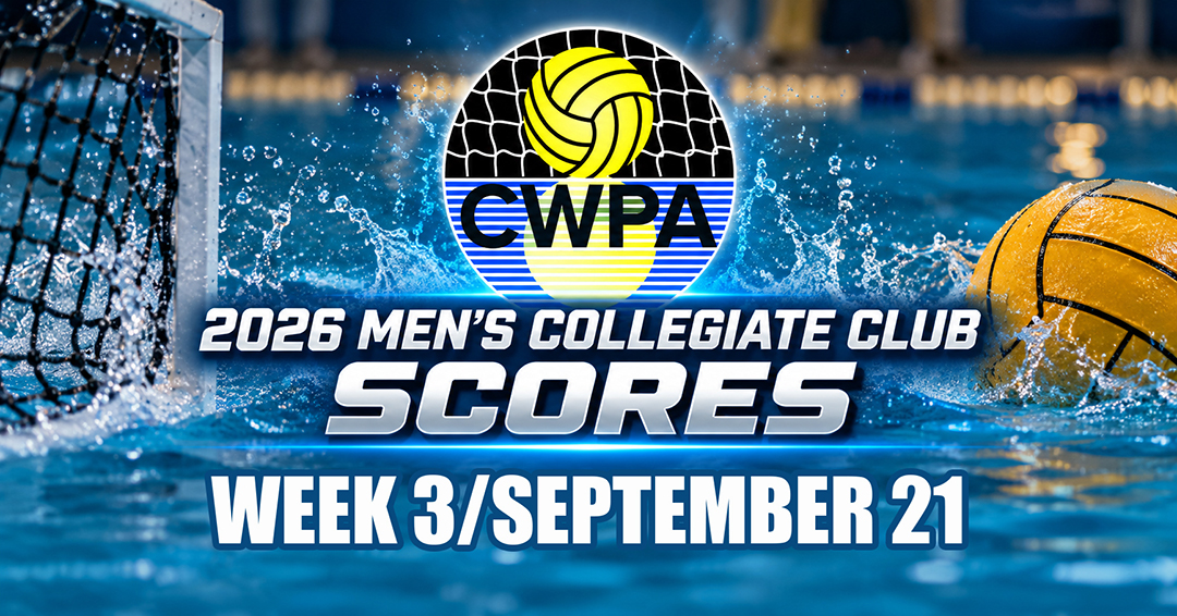 Collegiate Water Polo Association Releases Week 3/September 21 Men’s Collegiate Club Scores