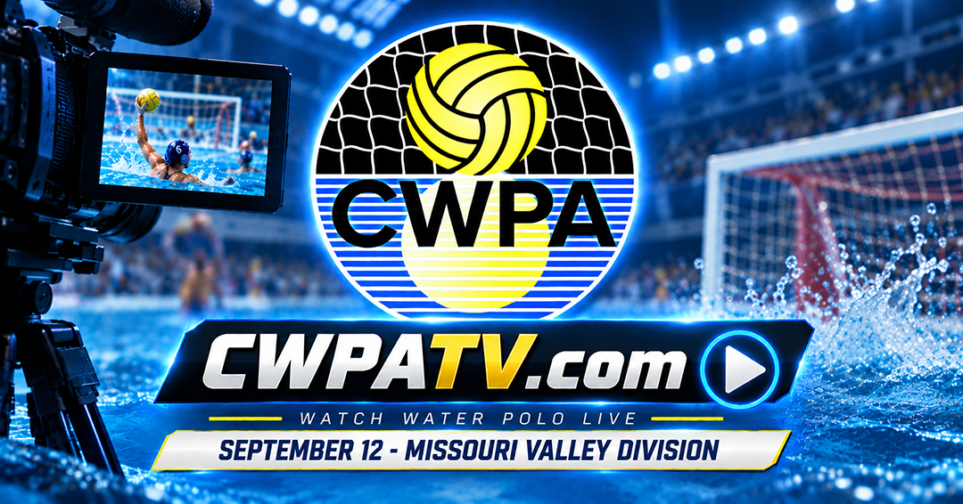 Collegiate Water Polo Association to Stream Seven Missouri Valley Division Men’s Collegiate Club Games on September 12