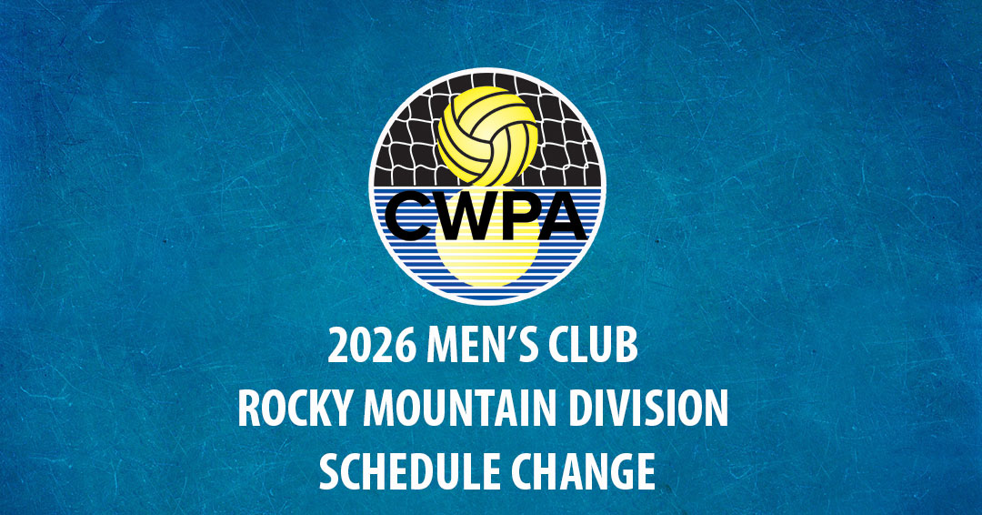 Collegiate Water Polo Association Releases Updated 2026 Men’s Collegiate Club Rocky Mountain Division Schedule