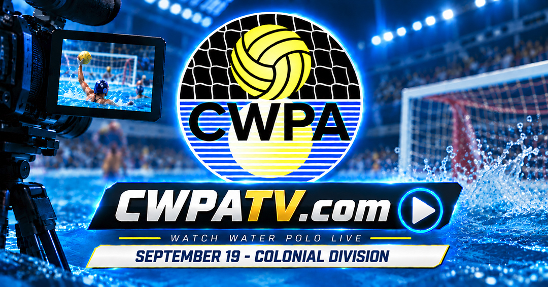 Collegiate Water Polo Association to Stream Five Colonial Division Men’s Collegiate Club Games on September 19