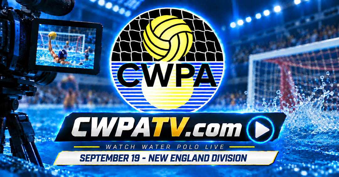 Collegiate Water Polo Association to Stream Six New England Division Men’s Collegiate Club Games on September 19