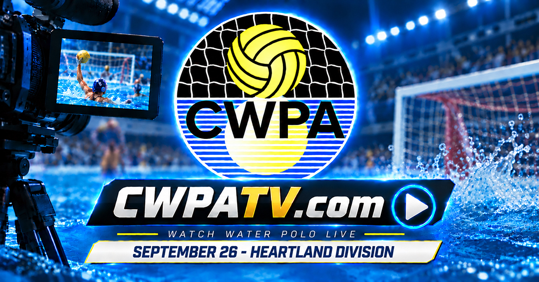 Collegiate Water Polo Association to Stream Six Heartland Division Men’s Collegiate Club Games on September 26