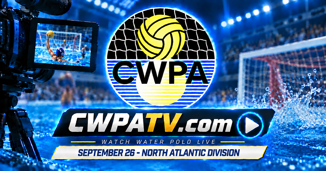 Collegiate Water Polo Association to Stream Six North Atlantic Division Men’s Collegiate Club Games on September 26