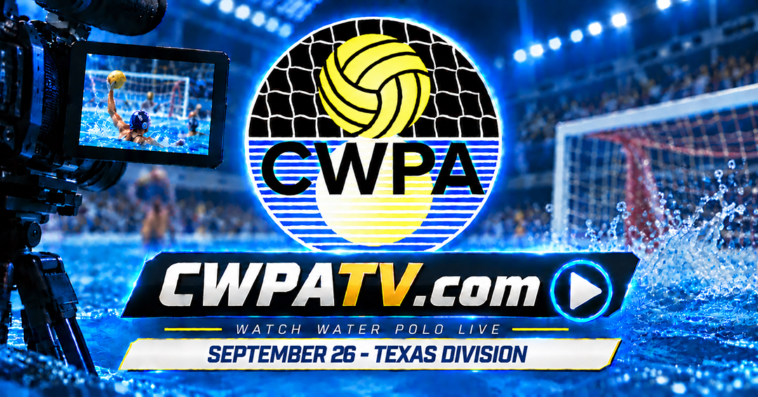 Collegiate Water Polo Association to Stream 11 Texas Division Men’s Collegiate Club Games on September 26