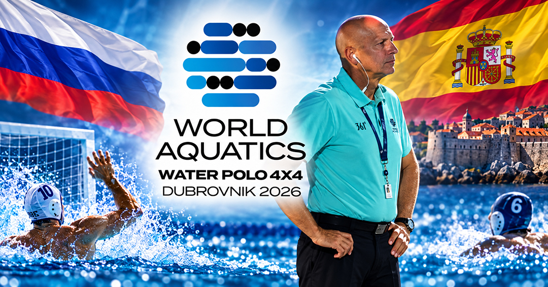 Tony Karaman Selected to Officiate Inaugural/2026 World Aquatics Water Polo 4×4 Open Championship Men’s Title Game on September 6