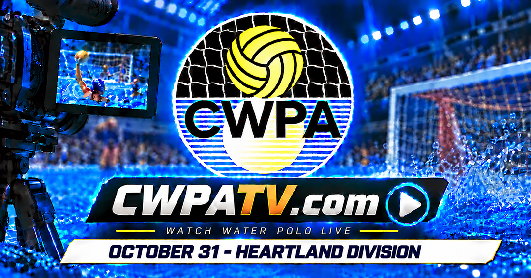 Collegiate Water Polo Association to Stream Five Heartland Division Men’s Collegiate Club Games on October 31