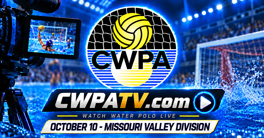 Collegiate Water Polo Association to Stream Seven Missouri Valley Division Men’s Collegiate Club Games on October 10
