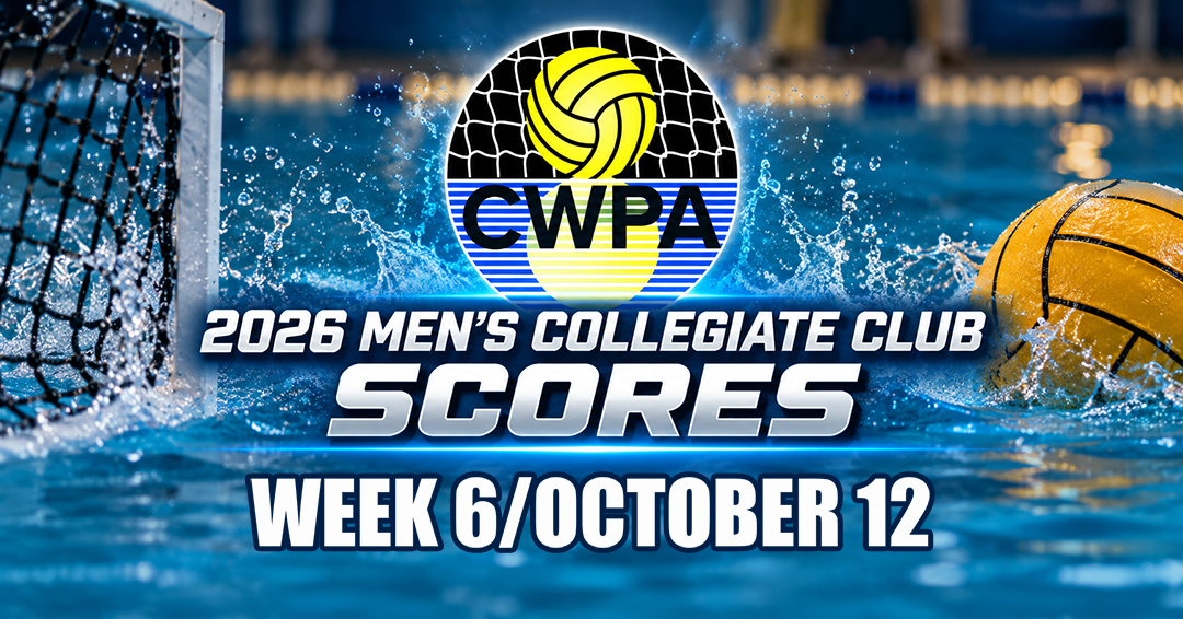 Collegiate Water Polo Association Releases Week 6/October 12 Men’s Collegiate Club Scores