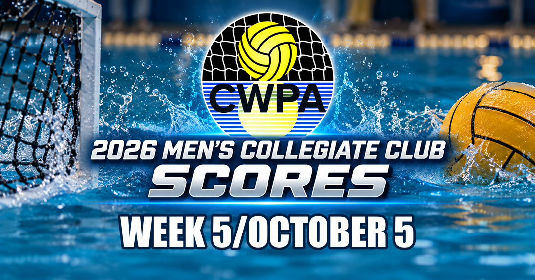 Collegiate Water Polo Association Releases Week 5/October 5 Men’s Collegiate Club Scores