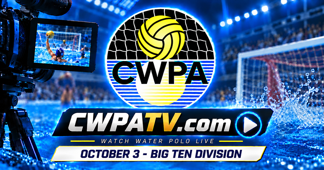 Collegiate Water Polo Association to Stream 10 Big Ten Division Men’s Collegiate Club Games on October 3