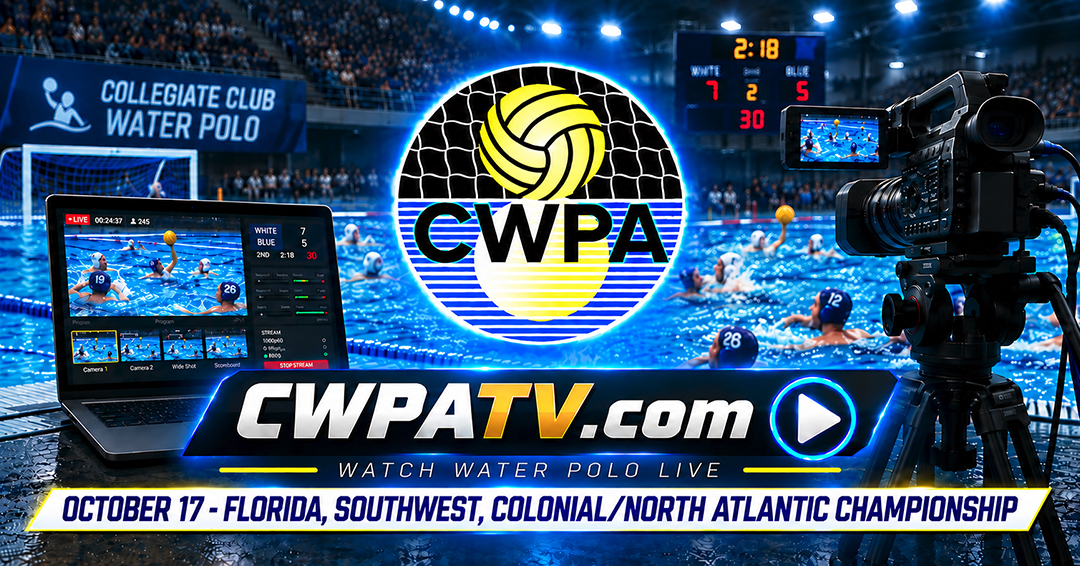 29 Florida & Southwest Division, Colonial/North Atlantic Division Championship Men’s Collegiate Club Games Slated for Streaming Coverage on October 17 Via CWPATV.com