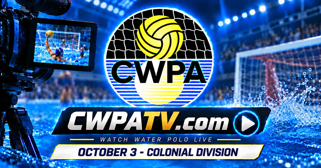 Collegiate Water Polo Association to Stream Five Colonial Division Men’s Collegiate Club Games on October 3