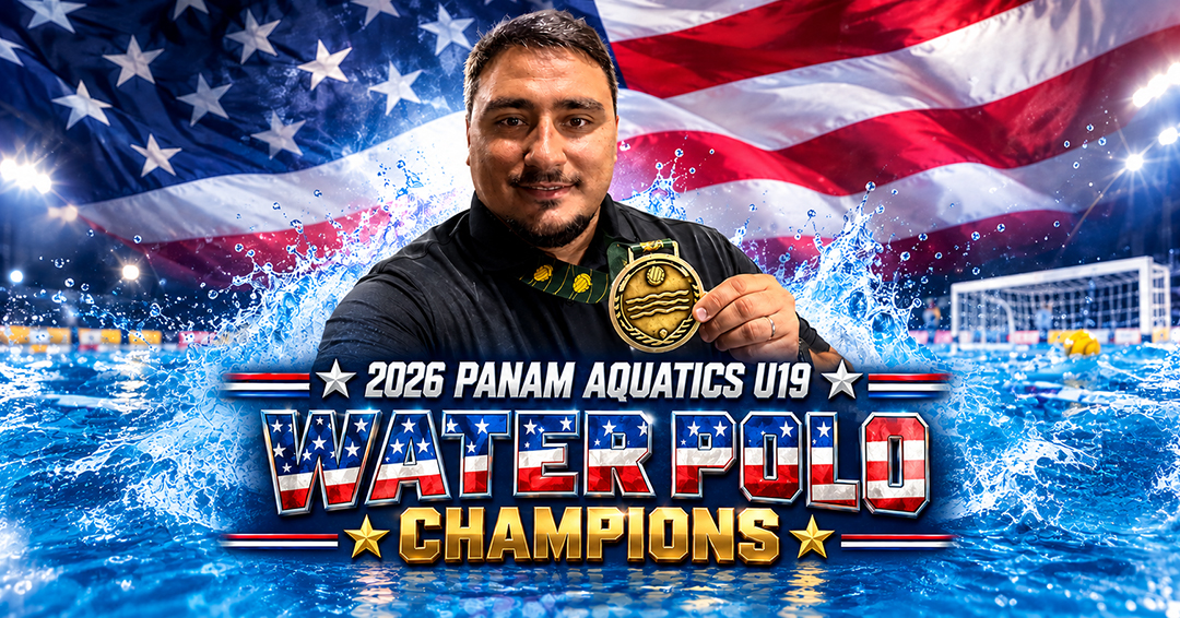 Fordham University’s Kane Fogg & Soren Jessen, Harvard University’s Clay Carrington, Fordham Associate Head Coach Ilija Duretic, Brown University’s Joseph Molina & Former University of Pittsburgh Women’s Collegiate Club Coach James Staresinic Help Lead the United States to Gold at 2026 PanAm Aquatics U19 Water Polo Championships