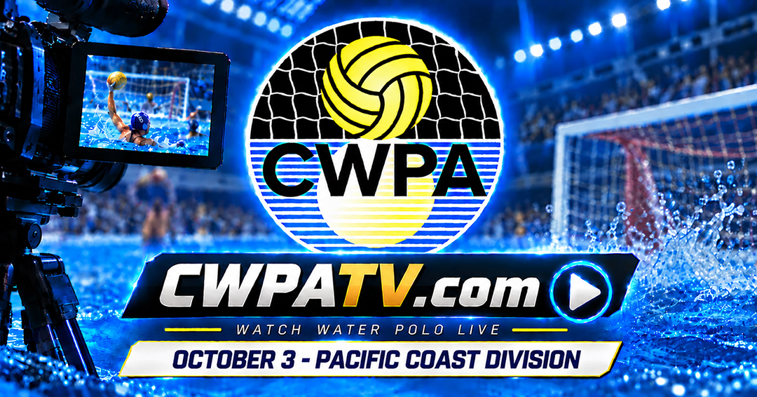 Collegiate Water Polo Association to Stream Nine Pacific Coast Division Men’s Collegiate Club Games on October 3